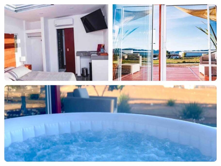 Cabana El Alamo Con Jacuzzi Villa Guadalupe Eksteriør billede