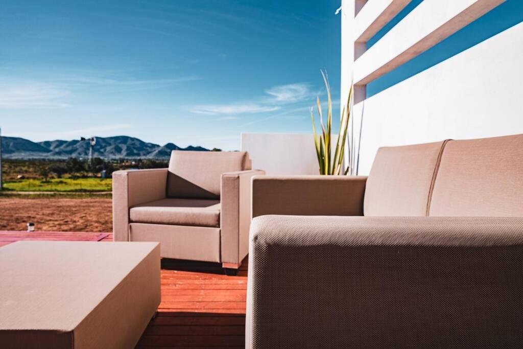Cabana El Alamo Con Jacuzzi Villa Guadalupe Eksteriør billede