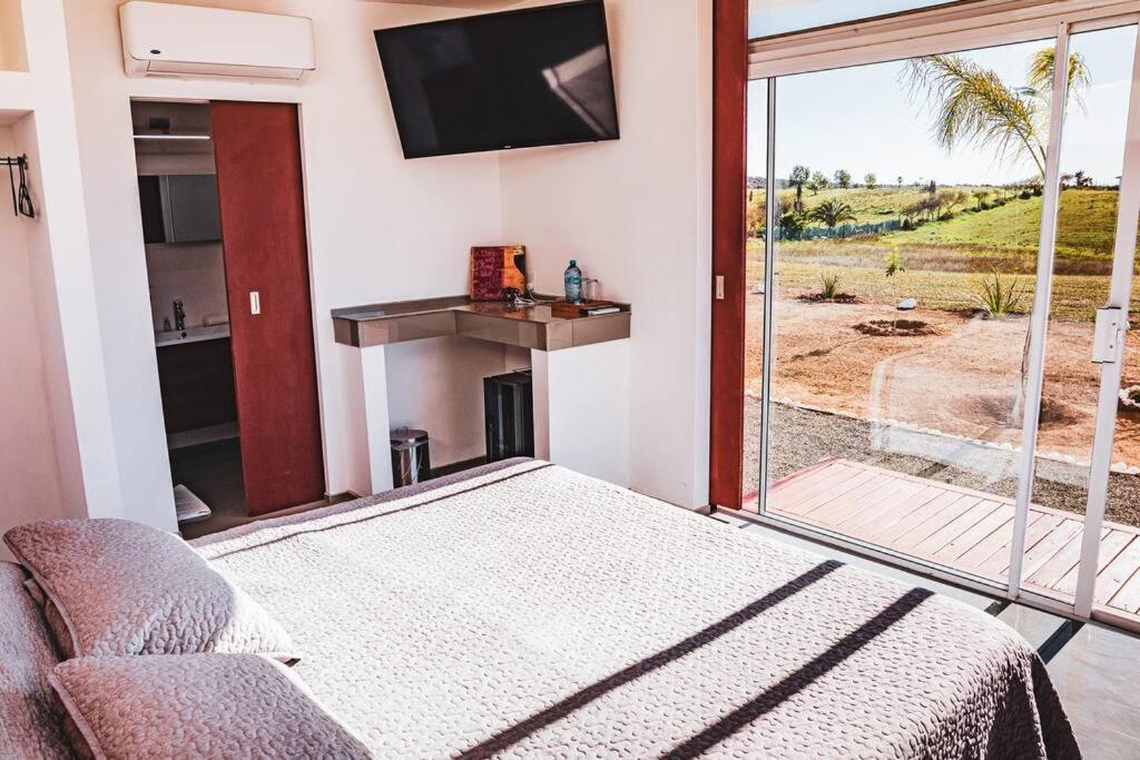 Cabana El Alamo Con Jacuzzi Villa Guadalupe Eksteriør billede