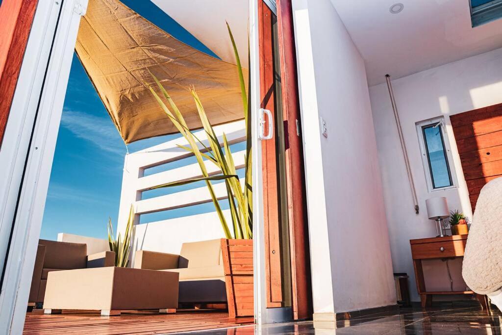 Cabana El Alamo Con Jacuzzi Villa Guadalupe Eksteriør billede