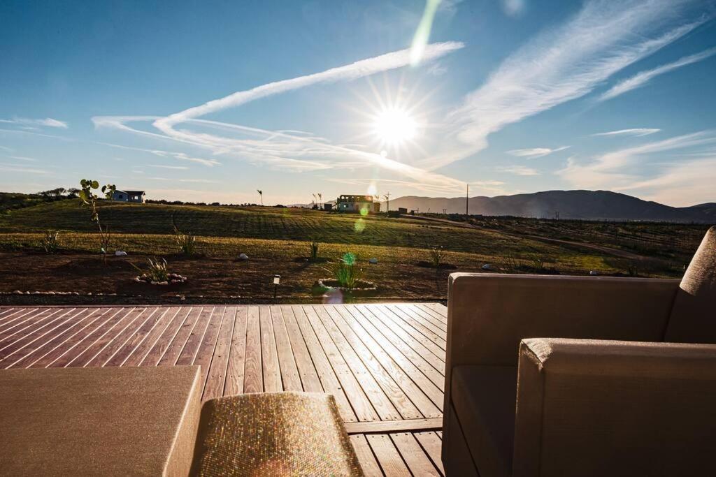 Cabana El Alamo Con Jacuzzi Villa Guadalupe Eksteriør billede